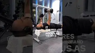 The dumbbell unilateral chest press is a great alternative to the standard chest press. #chestpress