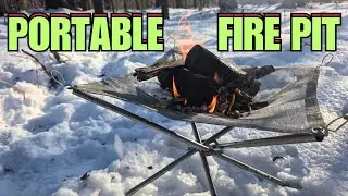 Portable FIRE PIT for winter | FULL REVIEW