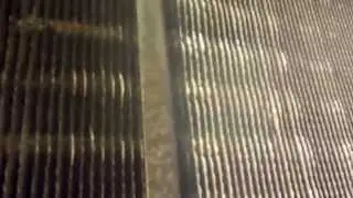 Walk in Cooler. Full Detail. Evaporator Cleaning. During Cleaning.