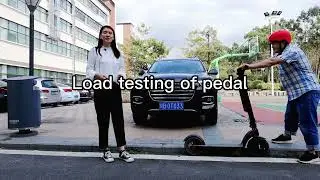 X8 Electric Scooter - Violence Test Video