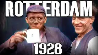 Порт Роттердама 1928 (Колоризовано и Реставрировано) | Промышленные Ворота Европы