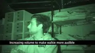 Ghostly Response via Walkie Talkie at Haunted Hollywood Studio Investigation (short version)