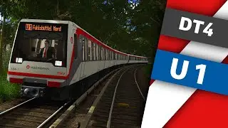Im DT4 über die U1 | DT4 Preview 1 | Train Simulator Classic | JM Simulation