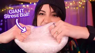 I got a GIANT stress ball! - ASMR