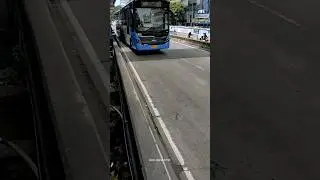 Bus Transjakarta Gandeng Scania #shorts #busdotid