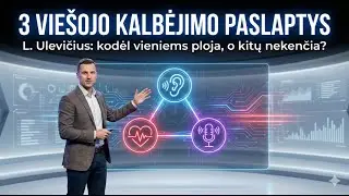 Kaip para&scaron;yti ir pasakyti kalbą, kuri tikrai veikia? Paai&scaron;kina Liutauras Ulevičius