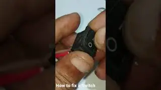 Switch hack, How to repair a damage switch? #shorts #reels #shortsvideo #diy #viral