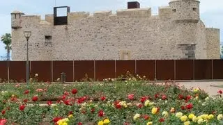 Rosaleda del parque del Castillo de La Luz Las Palmas de Gran Canaria