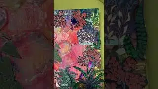 Best from waste , mixed media art on canvas . #artandcraft #creativeiseas #bestfromwaste