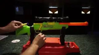 CAI Buzz Bee Toys Air Warrior Predator .338 Nerfpua single shot bolt action rifle!