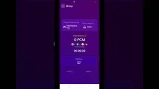 PCM Wallet - Tap to mine pcm tokens for free