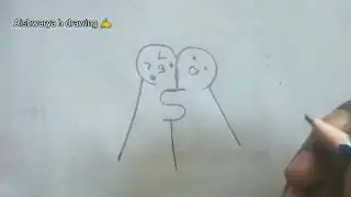 how to drawing a kiss day drawing easy step by step drawing Aishwarya h drawing