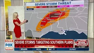 Severe Weather targeting Southern Plains