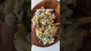 🥒 Салат из макарон с укропом и маринованными огурцами 🌀 (рецепт в описании)