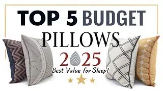 Top 5 Best Budget Pillows in 2025 &ndash; Comfort & Support Without Breaking the Bank!