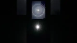 Why Today Ring Around the Moon 🌝 🕳️ ... #shorts #fypシ #fypシ゚viral