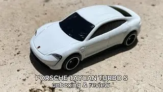 Unboxing & reveal @HotWheels Porsche Taycan Turbo S with @HotWheelsTracksAndRides 🔥🔥🔥