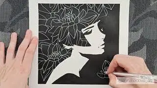 How to draw / Graphic illustration / Tutorial 4 / Как рисовать иллюстрацию / Уроки рисования