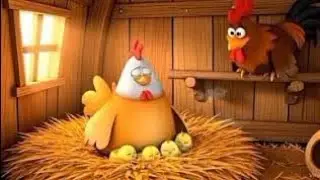 Mama Huhn und ihre K&uuml;ken 🐥 | Fr&ouml;hliches Kinderlied & Bauernhof-Rhythmus f&uuml;r Vorschulkinder