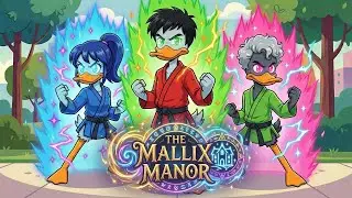 I designed my own DuckTales characters and a story for them called the Mallix Manor!