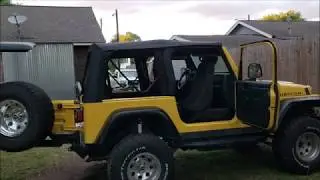 Установка мягкого верха JEEP WRANGLER TJ BESTOP SUPERTOP NX