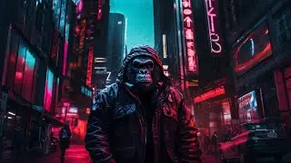 A Dark Relaxing Cyberpunk Ambient Journey - Meditativ Futuristic Atmosphere - Sci fiction Music