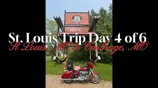 St. Louis Trip Day 4 of 6 Riding Ruby from St. Louis, MO to Carthage, MO