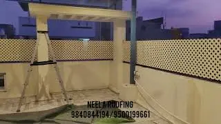 fencing terrace , compound fancing, best fancing choise,  pvc lattice best quality 10yr life time