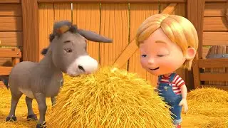 Shy Donkey&rsquo;s Haystack Peek | Nursery Rhymes for Kids & Baby Songs