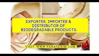 Introducing Biodegradable Range by Paras Exim🌱 Indian Export Company