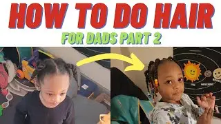 How to do Box Twists  (2 Strand Twists) & How to add Beads to Hair - How to do Hair for Dads Part 2