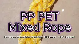 PP + Polyester Mixed Rope | High Strength Marine & Industrial Rope Solution