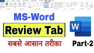 Review Tab in MS Word | Tutorial | Anjali Bhardwaj