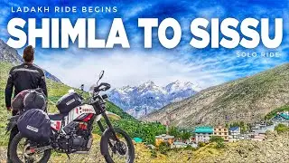 Day 1: Shimla to Sissu Bike Ride 🏔️ | Epic Himalayan Road Trip | XPulse 200 4V Adventure