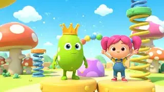 Fall Guys Wobbly Bean Fell Off the Track | Nursery Rhymes for Kids