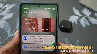 Как настроить проверку подключения наушников на Samsung Galaxy S25 Ultra (Android 16)