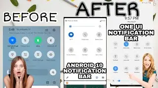 How to change notification bar on Android without root | ANDROID 10 | SAMSUNG ONE UI | Tech Street