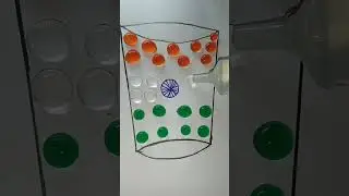 Indian flag🇮🇳 glass drawing part 2