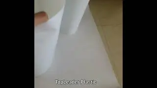 white translucent PLA sheet biodegradable film