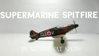 World of Warplanes: Supermarine Spitfire !|| How to make a Ww2 cardboard aircraft model at home