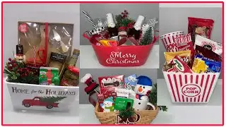 Como hacer CESTAS de REGALO para NAVIDAD|| Ideas Incre&iacute;bles para Regalar
