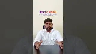 Increase Meta Ads Budget Slowly | Meta Ads Scaling Tips in Tamil#shorts #digitalmarketing #tamil