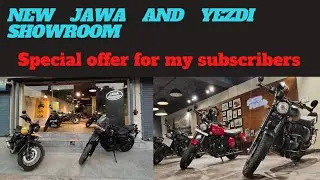 New Jawa and Yezdi showroom in Delhi | Special giveaway for my subscribers | #yezdi #pistonheadyasar