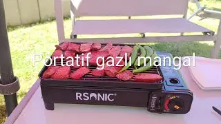 Mangalcilarin bayilacagi portatif gazli mangal...