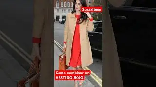 Como combinar un VESTIDO rojo #combinar #vestido #rojo #ropa #mujer #shorts #tips