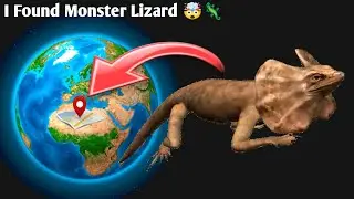 I Found Monster Lizard 🦎🤯👇! #earthlocation2m #map #earth 