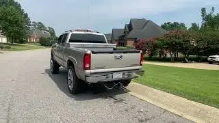 5.3 Chevy true dual 8&rdquo; glass packs with no cats and 6&rdquo; tips