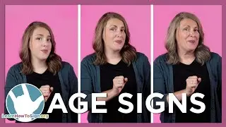 Как обозначить возраст на языке жестов (ASL) | Числа в американском языке жестов