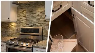 75 Orange Floor Kitchen With Multicolored Countertops Design Ideas You'll Love ⭐️