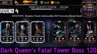 Dark Queen&rsquo;s Fatal Tower Bosses Battle 120 & Hard Battle Fight + Reward | MK Mobile